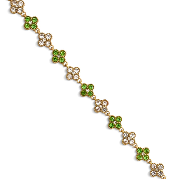 Armband Flower – Hellgrün