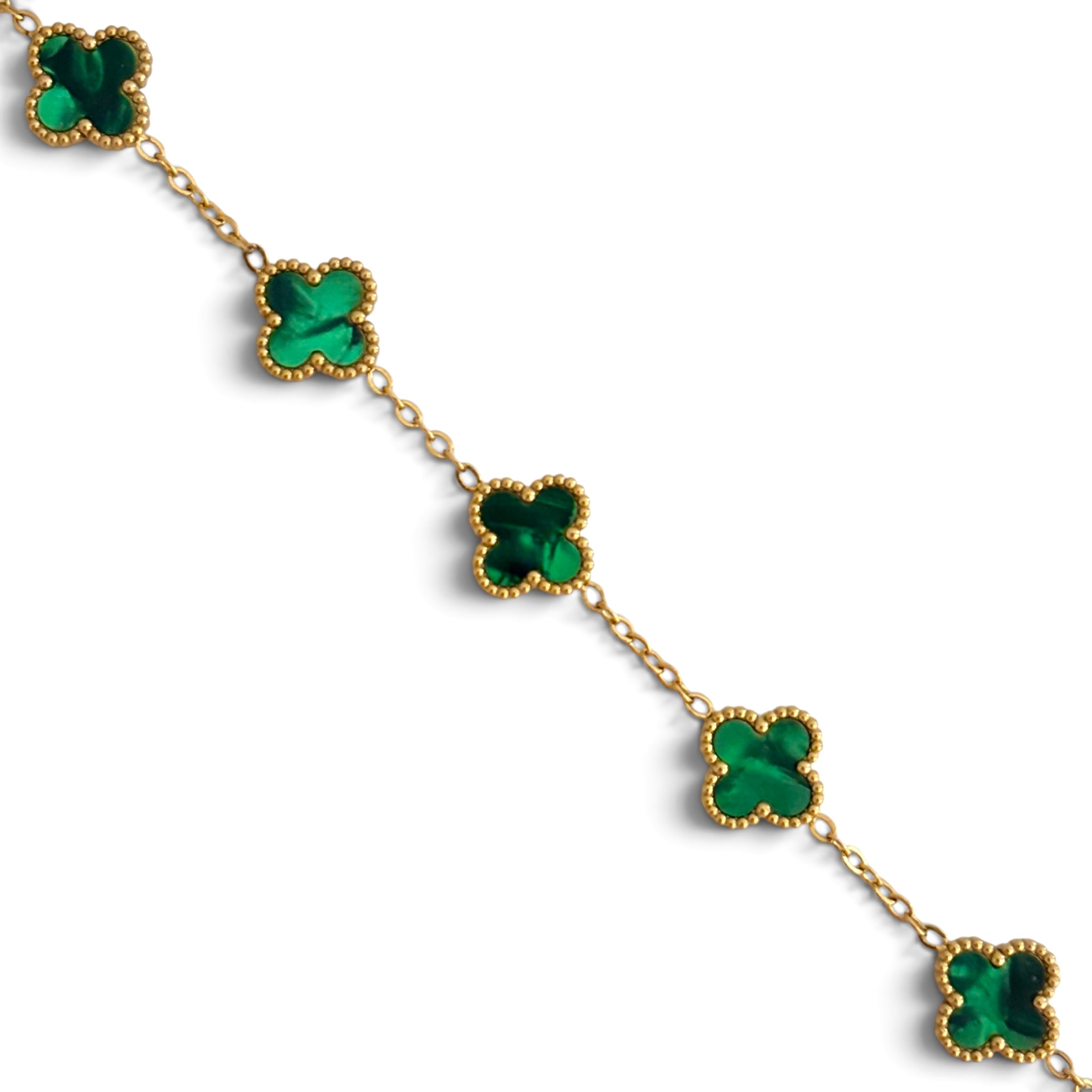 Armband Kleeblatt Grün