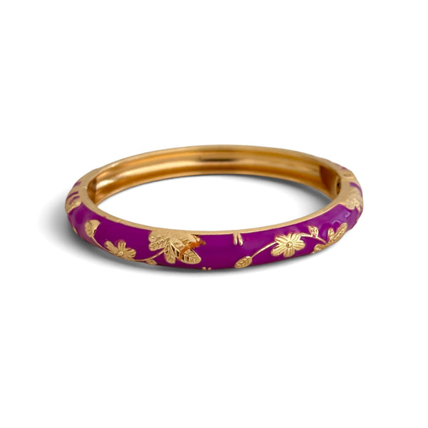 Armreif Thailand breit – Violett