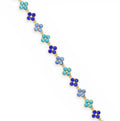 Armband Flower Blau