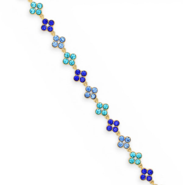 Armband Flower – Blau