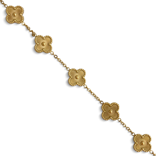 Armband Kleeblatt – Gold
