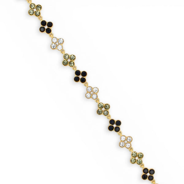 Armband Flower – Schwarz