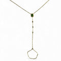 Handkette Elaria Gold-Grün
