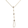 Handkette Flower Gold