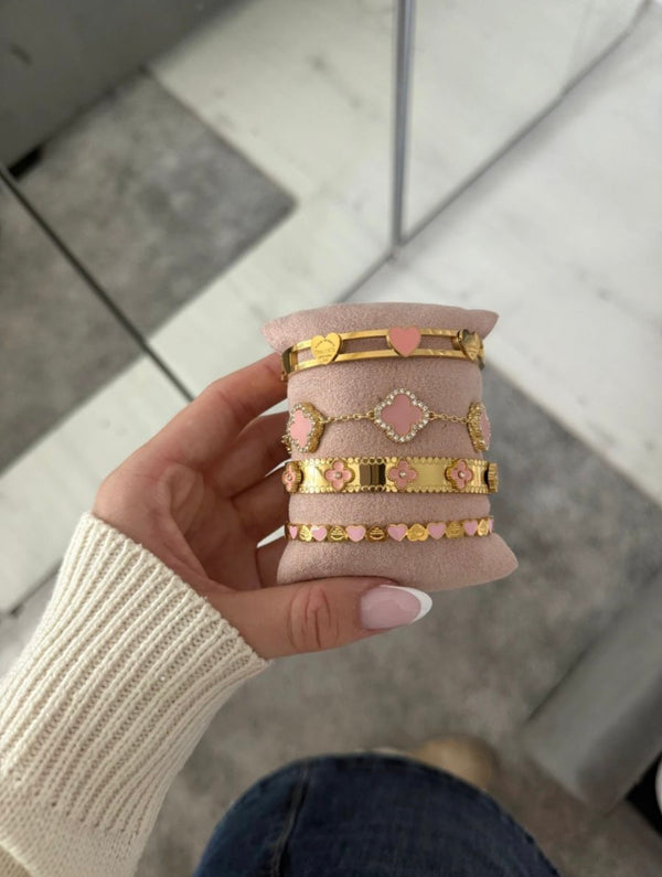 Stack Pink Dino– 4er Set