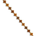 Armband Flower Braun