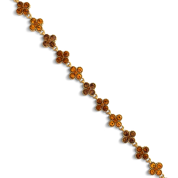 Armband Flower – Braun