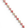 Armband Flower Rosa