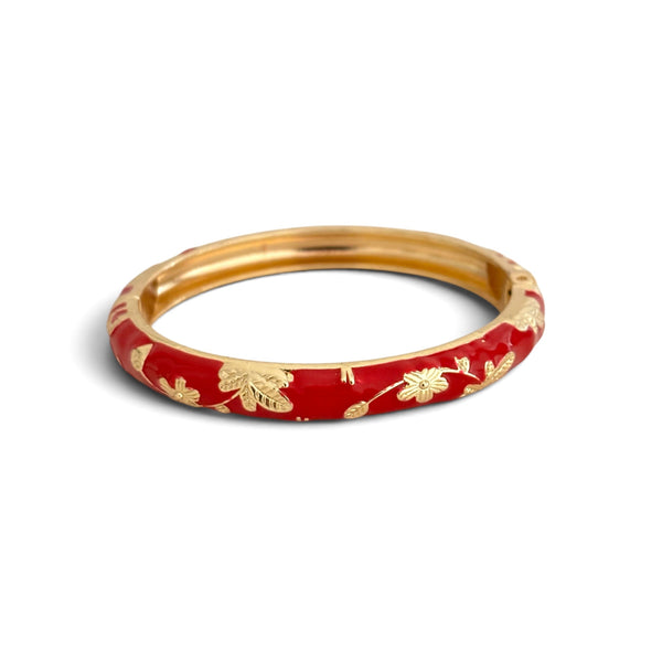Armreif Thailand breit – Rot