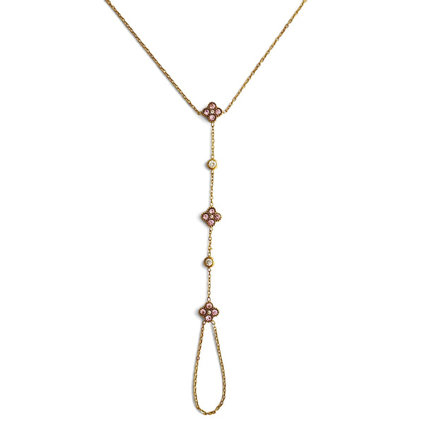 Handkette Flower – Rosa